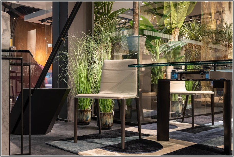 거실 인테리어, 폴리싱타일로 시각 효과 높이기